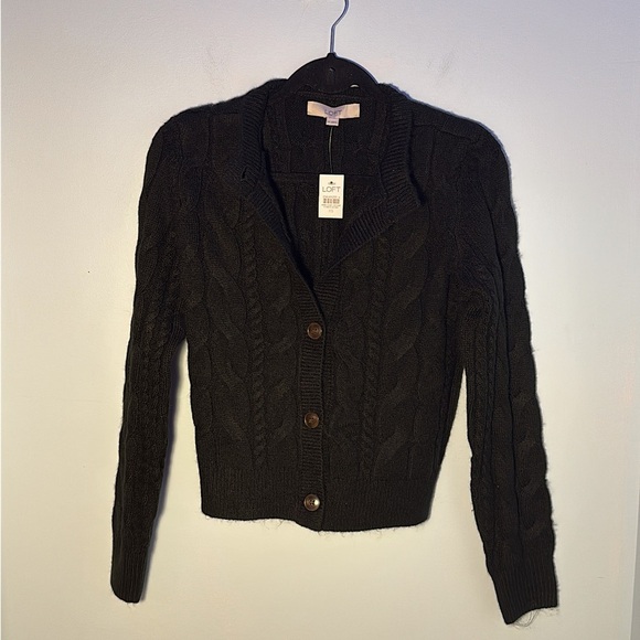 CABLE CARDIGAN - Picture 1 of 4